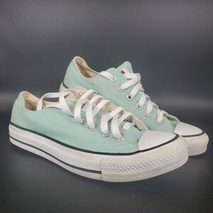 Converse Chuck Taylor All Star Low Aqua Teal Mint Canvas Men 5 Women 7